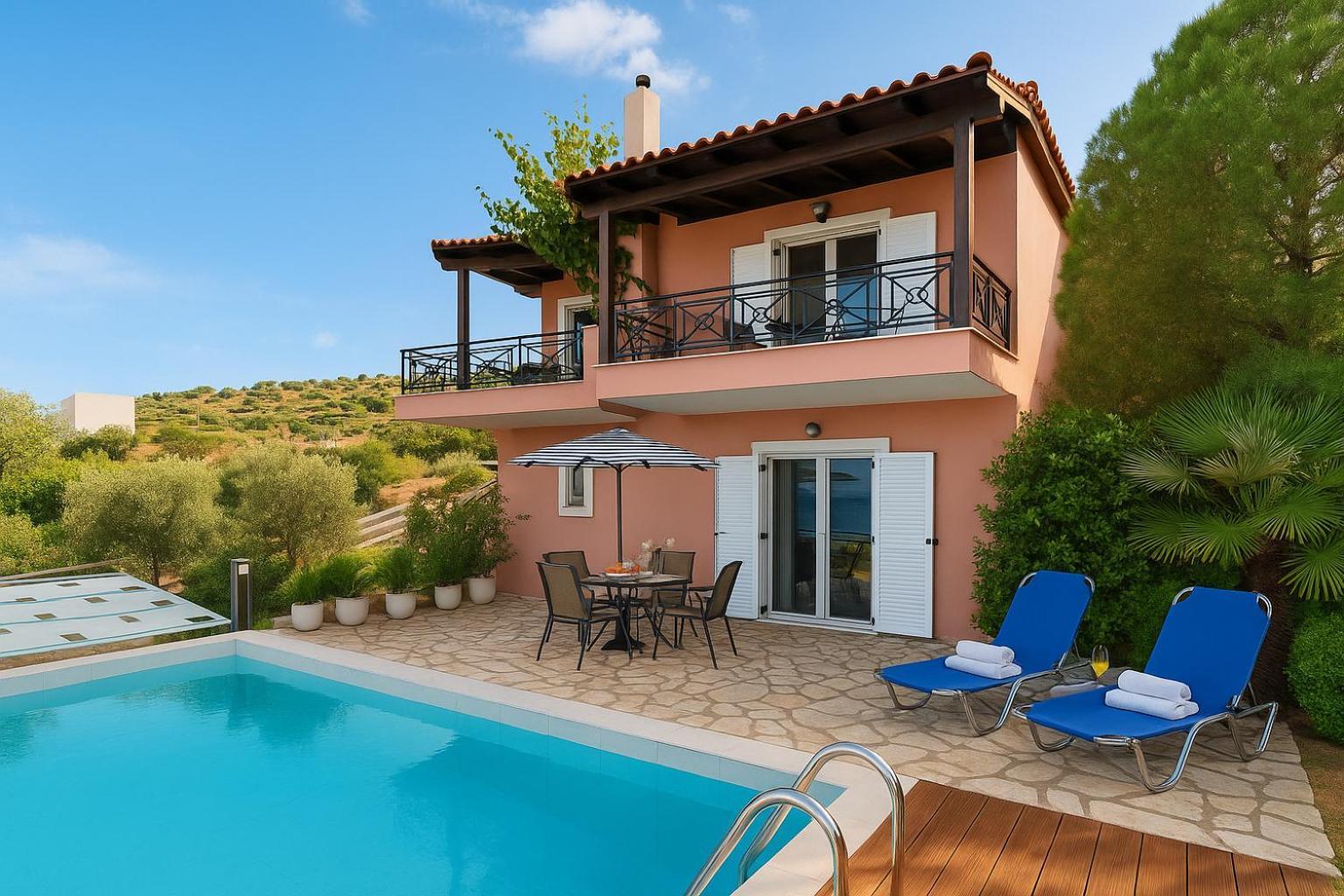 Villa Coastal Paradise Found - Komis' Private Pool Retreat Agios Nikolaos (Zakynthos)